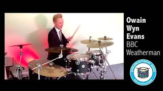 Drumathon 2020  Owain Wyn Evans  Plays BBC News Theme [upl. by Airdnekal]