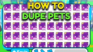 😈TUTORIAL🤑HOW TO DUPE PETS IN Pet Simulator X [upl. by Halfdan]