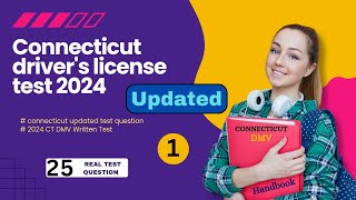 Permit Test Study Guide 2024 Connecticut  CT DMV Written Test 2024  usa CT [upl. by Anerev]