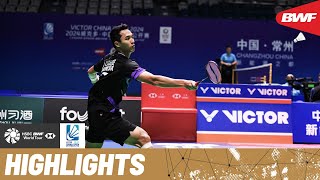 Jonatan Christie squares off against Rasmus Gemke [upl. by Pippas]