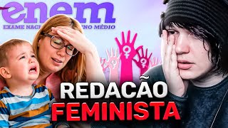 SOBRE O ENEM LACRADOR E SUA REDAÇÃO FEMINISTA [upl. by Knobloch]