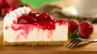 Cheesecake alle fragole  Le ricette di Veggietable [upl. by Yl172]