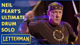 Neil Pearts Ultimate Drum Solo  Letterman [upl. by Crist]