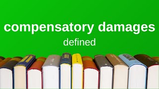 Compensatory Damages  Explained Simply Torts [upl. by Reham]