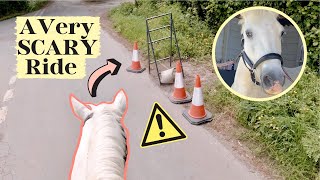 Get ready with me for a very scary ride  POV horse ride  This Esme AD [upl. by Eilahtan]