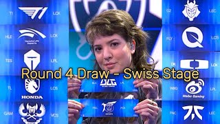 LOL Swiss Stage Round 4 Draw  Worlds 2024  The Draw of 21 and 12 [upl. by Lallage310]