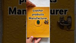 Leather Products Manufacturer in India leatherworking leatherbags fashion leathercraft journal [upl. by Marsiella]