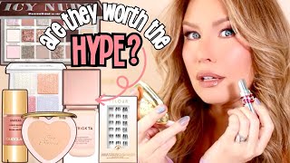 Testing NEW Viral Makeup From Sephora Huda Beauty Patrick Ta Hourglass amp More [upl. by China]