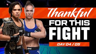 Amanda Nunes vs Ronda Rousey  UFC Fights We Are Thankful For 2023  Day 4 [upl. by Ayanal170]