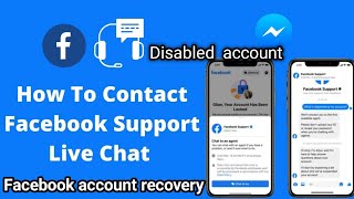 How to contact Facebook support Live chat 2023 [upl. by Ailongam]