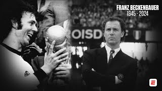 Franz Beckenbauer CAMPEÓN DEL MUNDO murió a los 78 años de edad  Exclusivos [upl. by Yecnay]