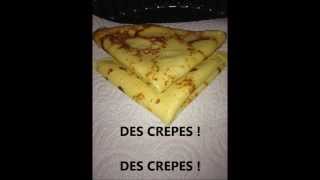 Recette délicieuse de crêpes [upl. by Oilisab239]