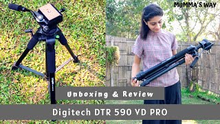 Affordable Tripod  Digitech Tripod  Digitech DTR 590 VD PRO Tripod  Review amp Unboxing [upl. by Aivatnwahs]