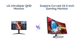 LG 27GL83AB vs Sceptre C255BFWT240 Which Gaming Monitor to Choose [upl. by Adnorahs141]