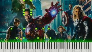 Avengers Theme Piano Tutorial [upl. by Florie]