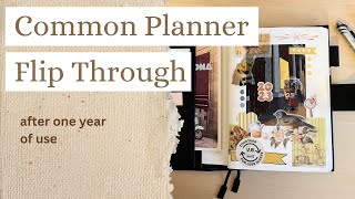 Sterling Ink Common Planner  Flip Through After One Year of Use [upl. by Airrat]