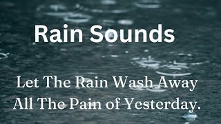 Rain Sounds With Black Screen No Ads  Instant Sleep  Anxiety  Insomnia [upl. by Thomasin]