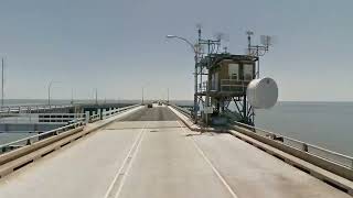 Google street view timelapse Lake Pontchartrain Causeway Louisiana USA [upl. by Falcone268]