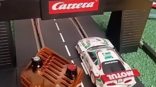 Test Ninco slot car Toyota Supra Castrol chipi slot mod [upl. by Bernarr228]