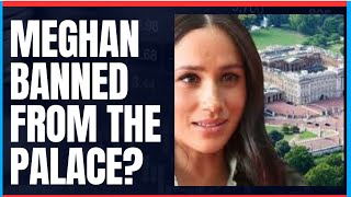 MEGHAN  HARRY BANNED FROM BUCKINGHAM PALACE LATEST royal meghanandharry meghanmarkle [upl. by Baker]