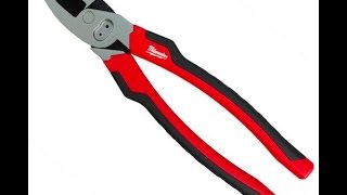 Milwaukee 48226100 Heavy Duty Linesman Combination Pliers 250mm 10in [upl. by Ehgit91]