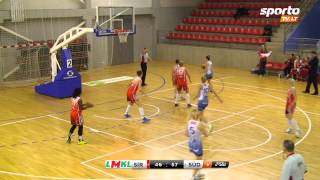 SportoTVlt LMKL „HoptransSirenosquot  „Sūduvaquot 20140305 [upl. by Latterll296]