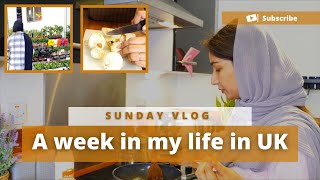 A WEEK IN MY LIFE IN UK 🇬🇧  SUNDAY VLOG  Unaisa Subair [upl. by Sara271]