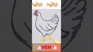 Hen🐔 Drawing ARTVLOGSwithKKw8u [upl. by Alverson]