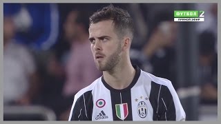 Miralem Pjanic vs Milan Supercoppa 23122016  HD [upl. by Luapnhoj]