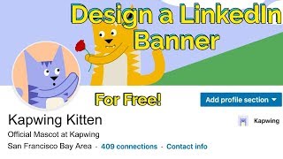 How to Design a LinkedIn Banner [upl. by Eilhsa]