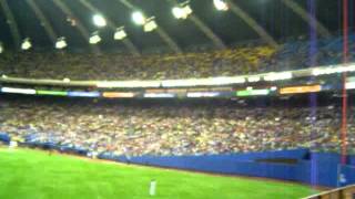 MONTREAL EXPOS LAST HOME GAME  20040929  crowd of 31395 fans  Olympic Stadium [upl. by Ezequiel]