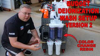 BUDGET DEIONIZATION WASH SETUP  VERSION 2  SPOTLESS RINSE  DI RESIN REFILL [upl. by Nnylhsa457]