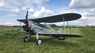 Large RC Gloster Sea Gladiator [upl. by Drofla]