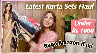 HUGE Amazon Kurta Sets Haul  Under Rs 1000  Must Haves  Trendy Kurta Sets kurtasethaul kurtis [upl. by Nygem]