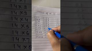 Table of 14 trick  easiest way to learn 14 table  easy learn tricks [upl. by Ternan913]