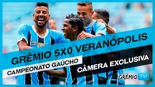 CÂMERA EXCLUSIVA Grêmio 5x0 Veranópolis Campeonato Gaúcho 2017 l GrêmioTV [upl. by Orapma354]