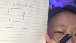 Playing HANGMAN game with the VIEWERS🤗 hangman [upl. by Ateikan]