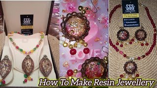 How To Make Resin Jewellery with Complete Material Video  Beautiful Stylish Work 🥰 [upl. by Mehala]