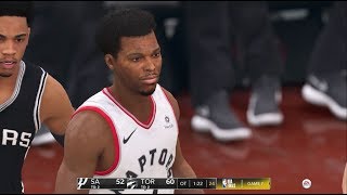 NBA Live 19  Raptors vs Spurs Highlights  Full version of the game on XBOX One EA ACCESS [upl. by Light]