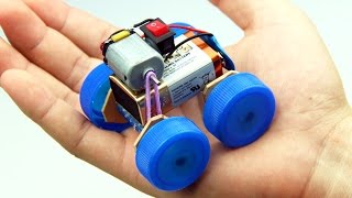 How to Make a Powered Car Very Simple  DIY Electric Mini Car [upl. by Mureil]