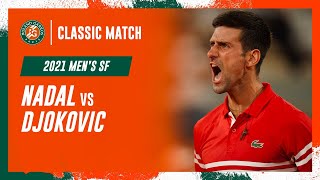 Djokovic vs Nadal 2021 Mens semifinal  RolandGarros Classic Match [upl. by Rives7]