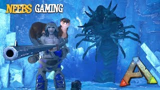 ARK Survival Evolved  Icy Death Worms [upl. by Acireed]