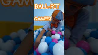 Kid Blippi and Meekahs EPIC🔥 Ball Pit PRETEND PLAY blippi shorts [upl. by Eilyab]