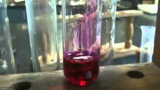 NaOH reaction with Phenolphthalein [upl. by Hadleigh]