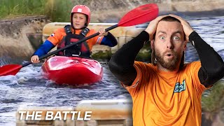 ALLES VALT IN HET WATER💦😱  Zappsport The Battle Kajak [upl. by Llennoc]