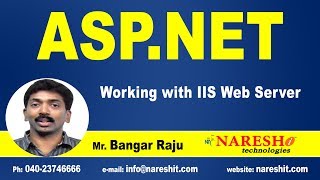 Working with IIS Web Server in ASPNET  ASPNET Tutorials  By MrBangar Raju [upl. by Netram312]