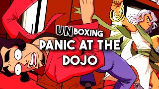 UNBOXING Panic At The Dojo  Dungeons and Discussions [upl. by Enomal]