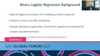 A Macro for Sample Size Determination in Simple and Multiple Logistic Regression [upl. by Dugas]