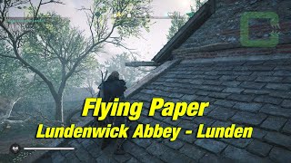 Flying Paper  Artifact  Lundenwick Abbey  Lunden  How to [upl. by Nnail515]