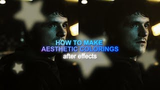 How To Make Aesthetic Colorings  After Effects [upl. by Deeas]